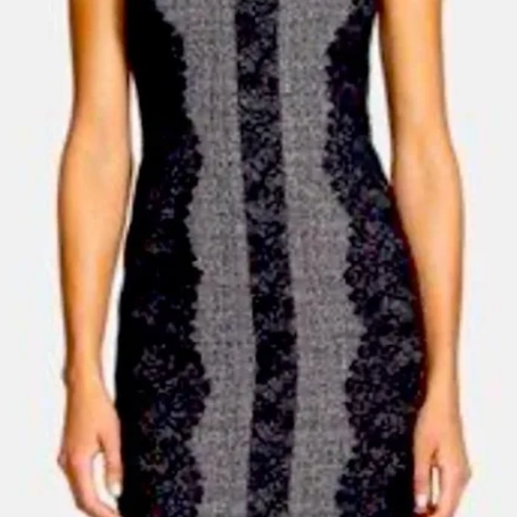 Betsey Johnson Lace Tweed Sheath Dress - Picture 3 of 16